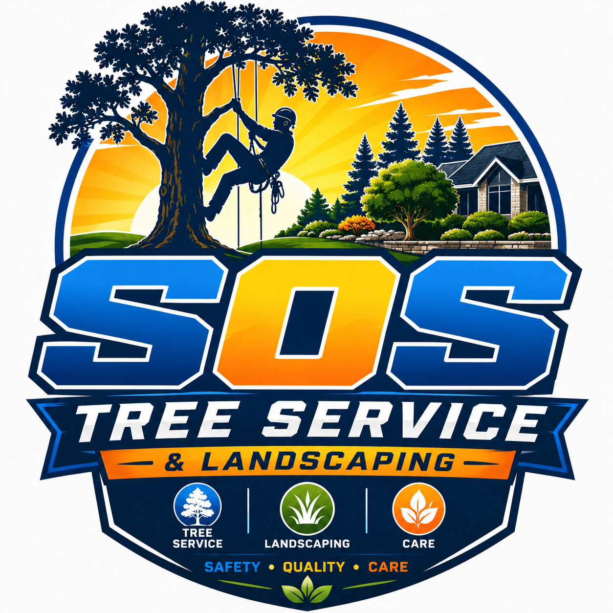 SOS Tree Service logo